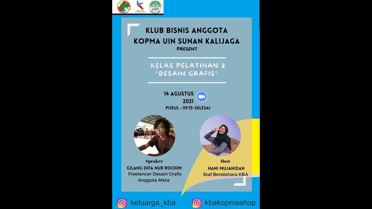 KELAS PELATIHAN 2 "DESAIN GRAFIS - YouTube