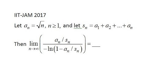 IIT-JAM 2017 Question No- 55 solution