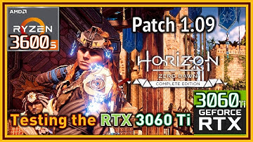 Horizon Zero Dawn PC Patch 1.09 - Ryzen 5 3600 & RTX 3060 Ti - FPS Test and Settings