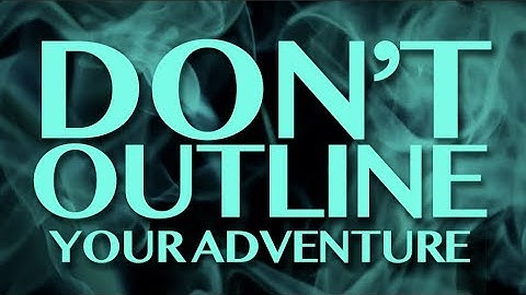 Can you Outline an RPG? | Writing an RPG Story