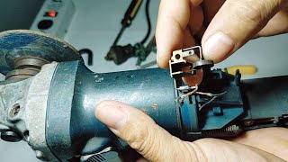 How to replace Worn Carbon Brush of Bosch Angle Grinder