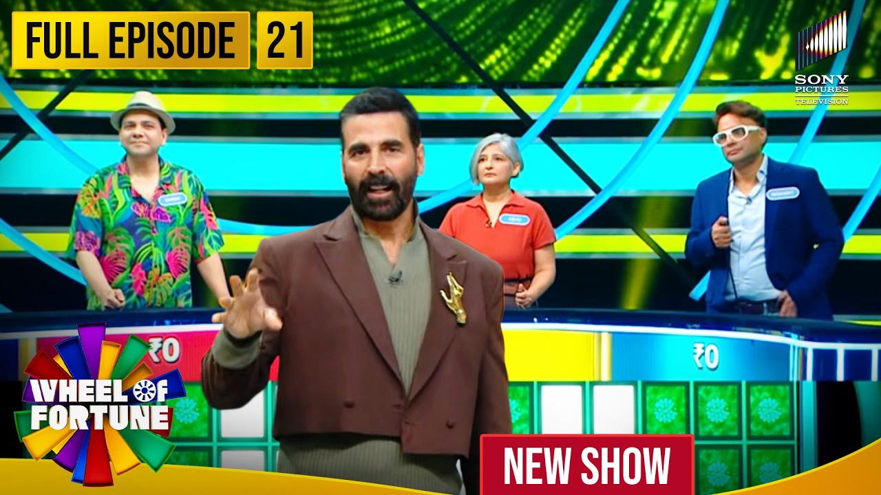 Akshay Kumar | Ep 21 | ज़ुबान का साथ brain ने नहीं दिया | Wheel of Fortune | New Show