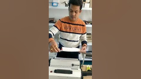 Spiral Binding Machine - Shree Kamna