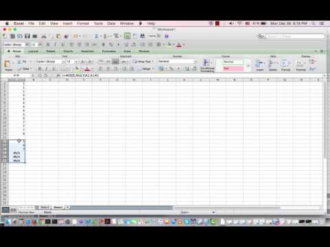 ERE 153: Multiple Modes in Excel