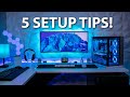 5 Tips to IMMEDIATELY Improve Your Gaming Setup For Free!