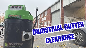 Industrial gutter clearance with the GVS Predator