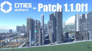 Cities Skyline 2  Patch 1.1.0f1 mit Mods und Karteneditor  #hotfix #update #citiesskylines2