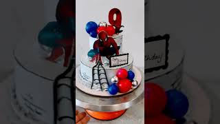 Spider man Cake #cake #cakestyle #cakeideas #birthday #cakerecipe #cakeshorts #funnyspiderman #lol