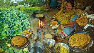गोभी का पराठा - गोभी पराठा बनाने का नया और आसान तरीका - Eating gobi paratha -Gobi Paratha Recipe