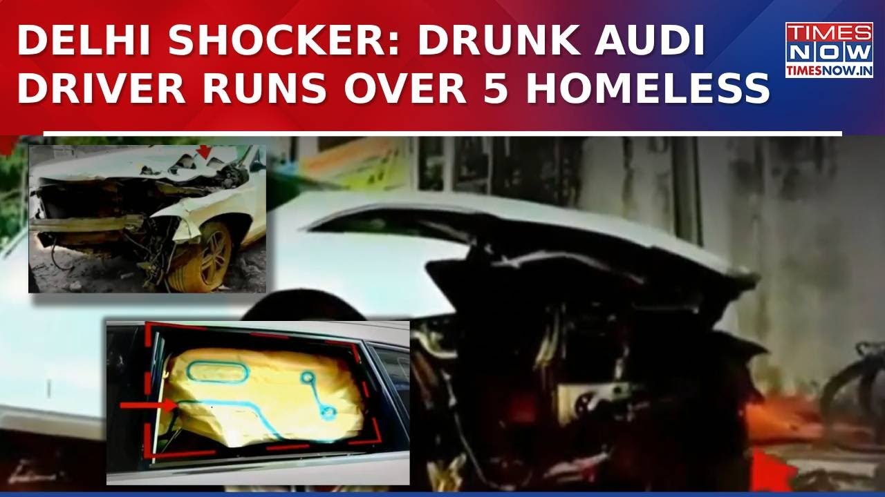 Delhi Horror: Speeding Audi Runs Over Five Sleeping On Footpath, Driver ...