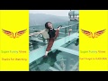 China Glass Bridge | Funny Moment-People are terrified to cross | Glass Bridge China