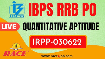 IBPS RRB PO PRELIMS | GRAND TEST EXPLAINED I QUANTITATIVE APTITIDE I IRPP-030622