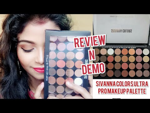Sivanna colors ultra pro makeup palette||full review n demo||makeup for love n desire ||