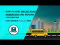 How to make endless road animation and moving car animation | Drive truck in html css only