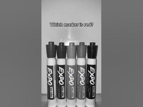 Which marker is RED? #expo #markers #fyp #foryou #intuitiontest #sharpie  #intuition #challenge 