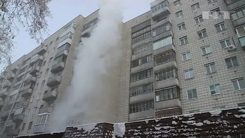 Boiling water freezes before it hits Siberian soil