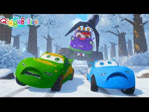 Cars VS Bad Monster Truck | Nursery Rhymes - GiggleBellies
