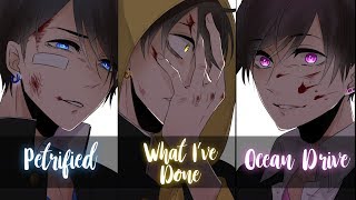 Nightcore - What I've Done / Petrified / Ocean Drive / Angel in Blue Jeans (Mashup)