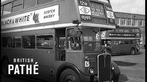Cliff Drives A London Bus (1962)
