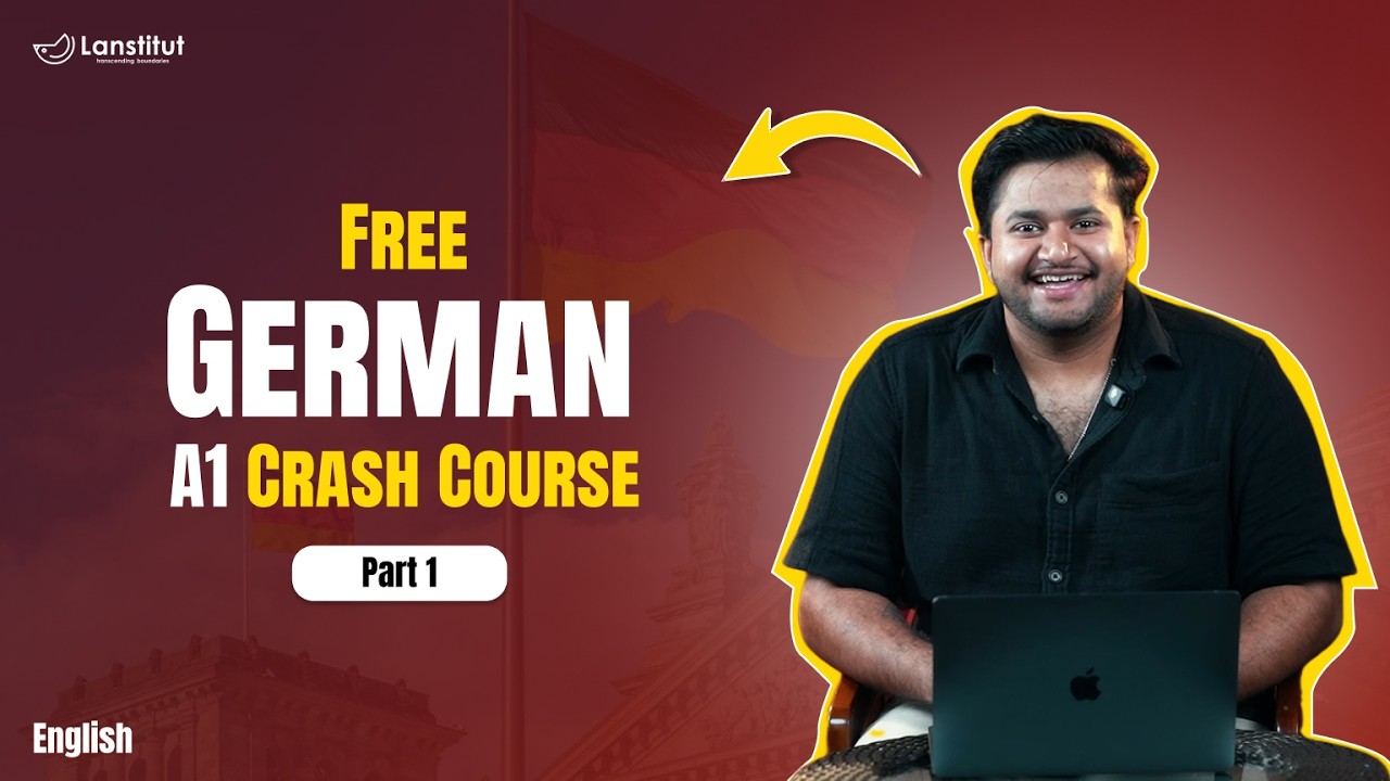 Part 1 | A1 German Crash Course | Learn German in English || How to ...
