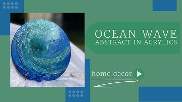 Transform Your Canvas with Acrylics and Modeling Paste: Discover the Magic of Abstract Wave Art