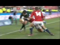 Jaque Fourie try vs British & Irish Lions 2009