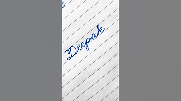 How to write in cursive#shortsfeed #ytshorts #cursivewriting #satisfying #calligraphy #shorts#short