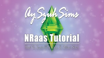 Sims 3 Tutorial || How to Install Mods & NRaas Master Controller