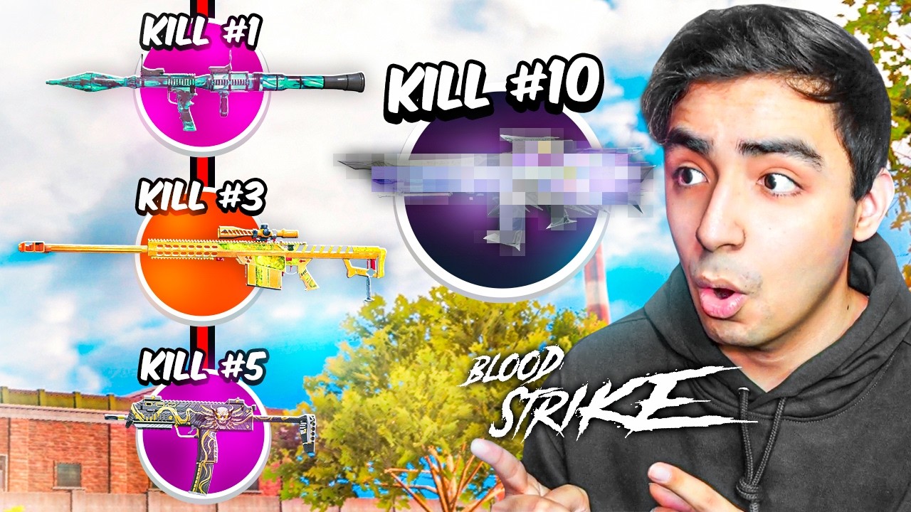 POR CADA KILL CAMBIO MIS ARMAS por LAS DEL ENEMIGO en BLOODSTRIKE! / Orla22