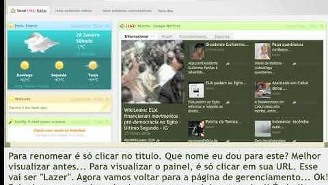 Screen 8 - Como gerenciar paineis no netvibes