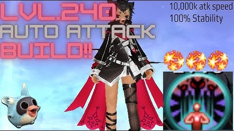 Toram Online- Auto Attack Knuckle Build Lvl.240! Tier 5 Knuckle Showcase!