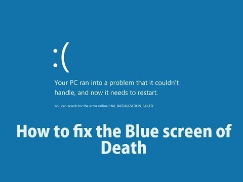 Reasons for Blue screen of death Errors in Windows 10!!! How to Fix it!!!
