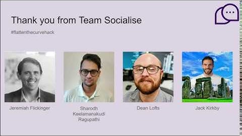 Team Socialise - ACS #flattenthecurvehack