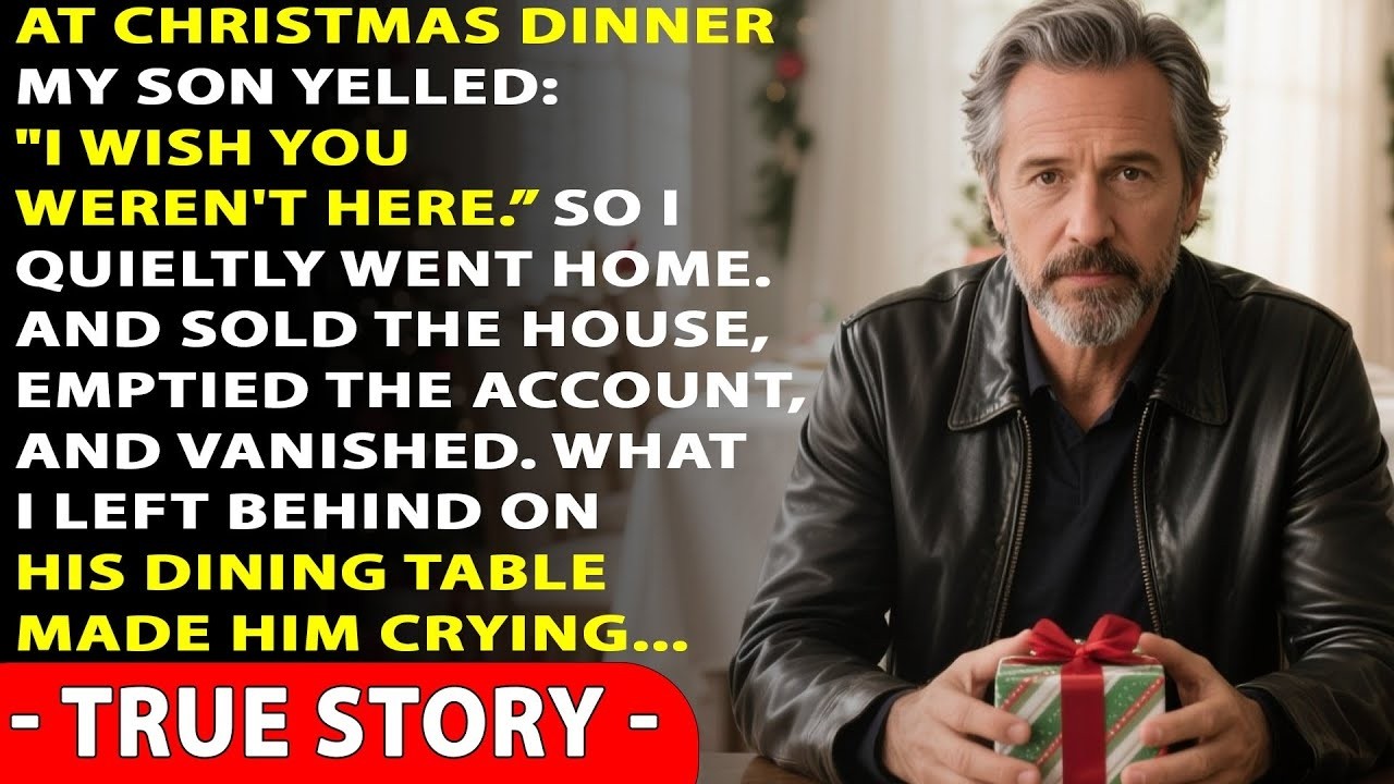 At Christmas Dinner, My Son Shouted “I Wish You Weren’t Here” — So I Sold the House and Walked A