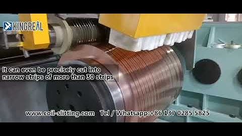 How does the narrow strips slitting machine work? Slitter For Channel Coil Slitting Test