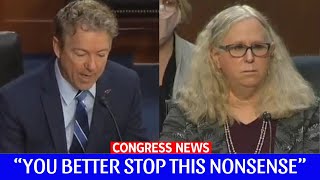 Transgender Biden Official Tries to OUTSMART Rand Paul, Regrets it Instantly