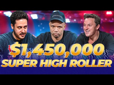 $1,450,000 Super High Roller Ivey | Mateos | Tricket | Phua Final Table Poker Drama