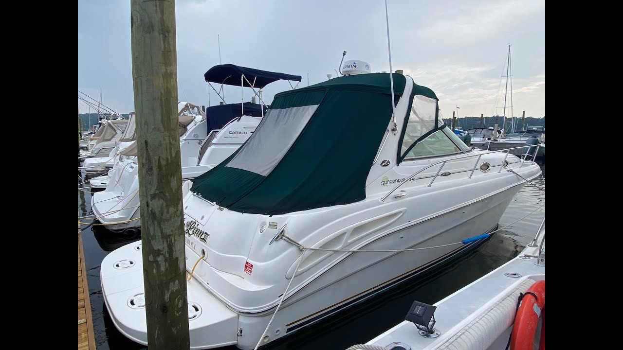 Sea Ray 340 Sundancer 2002 - YouTube