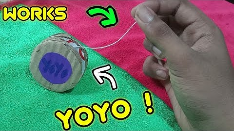 How to make yoyo with cardboard at home || diy cardboard yoyo