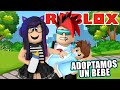 Rutina de Papás en Adopt Me | Adoptamos un Bebe Travieso | Juegos Roblox en Español