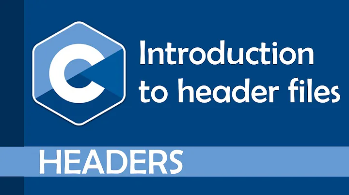 Short introduction to header files in C