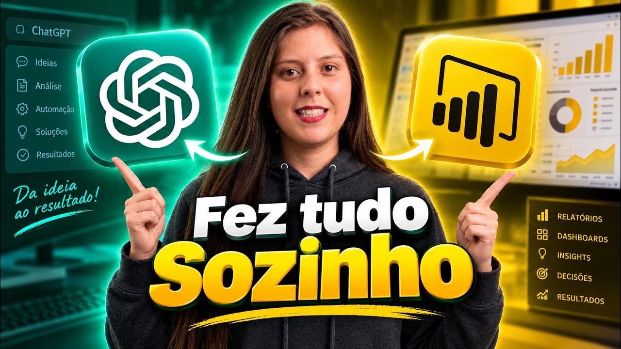 ChatGPT fazendo dashboard sozinho no Power BI