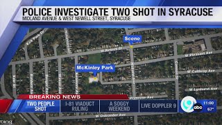 Two teens shot near McKinley Park in Syracuse