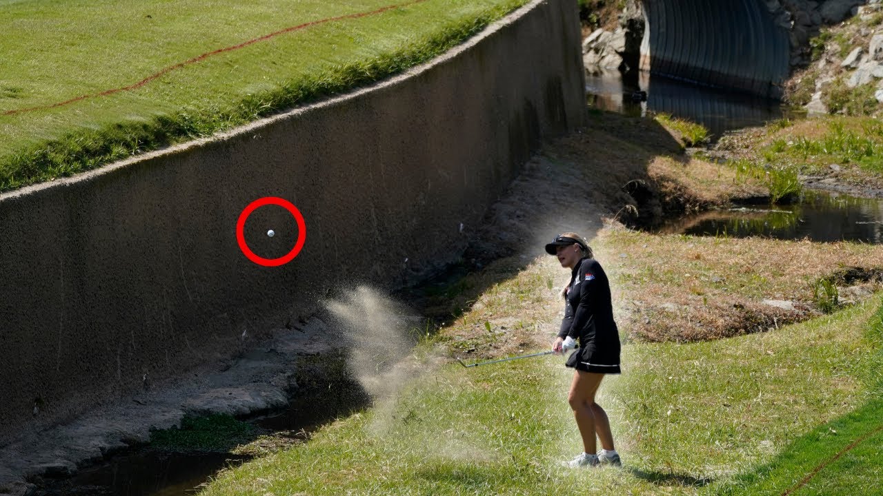 Laughter for Tiger Woods and Rory McIlroy at TPC Boston, as latter makes putt with flag in hole