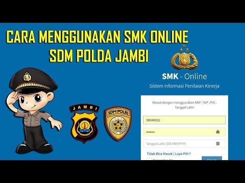 Cara Menggunakan SMK-Online SDM POLRI