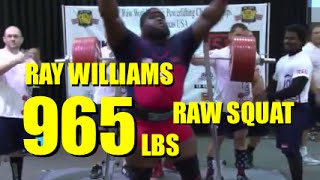RAY WILLIAMS | 965 LBS RAW SQUAT | 2016 IPF RAW WORLDS | (6/26/2016)