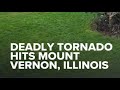 Drone video: Tornado damage in Jefferson County, Illinois