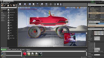 Unreal Engine 4x4 Game Progress - Tire Deformation and Physics Constraints