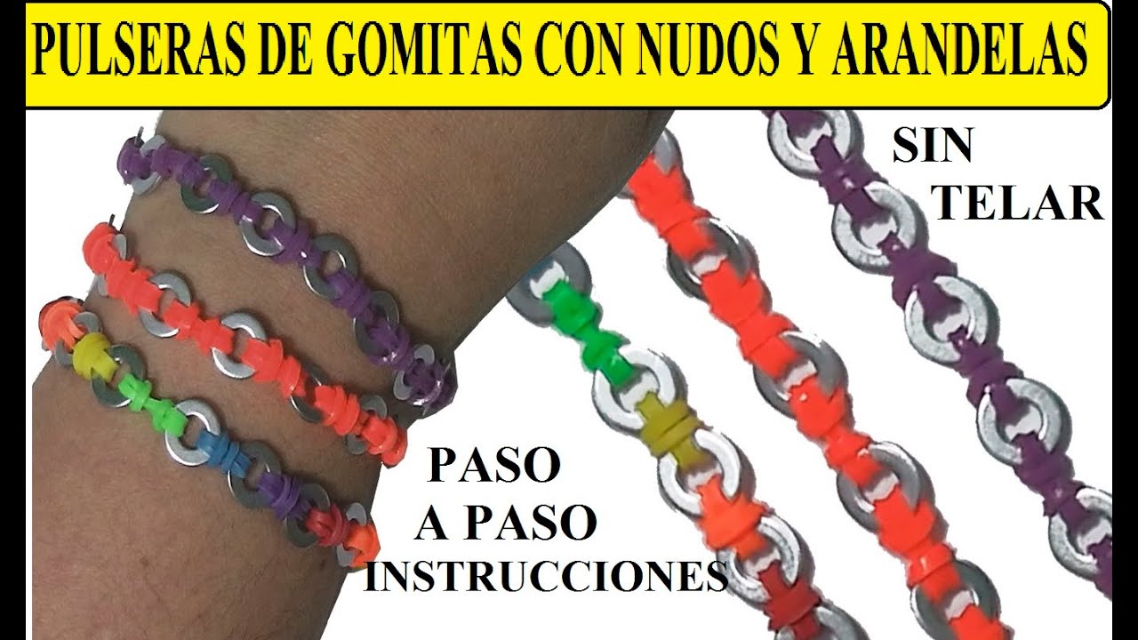 Como hacer pulsera con nudos