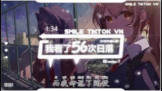 EN route-T - 我看了56次日落 (抖音热播DJ版) Anh Đã Ngắm Hoàng Hôn 56 Lần (Remix)『星星再也不会亮，天空也慢慢的起了雾』2k22抖音火流行歌曲推荐